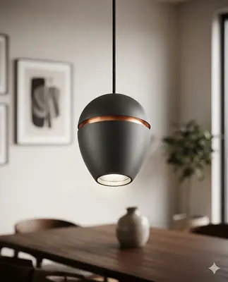 GloLED Orbit Split-Dome Pendant Light 12W – decorative LED light